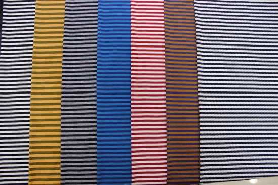 絲光色織、提花、彩條